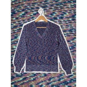 Vintage space dye boucle sweater, size S